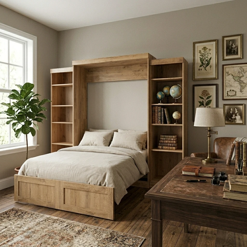 Murphy bed open
